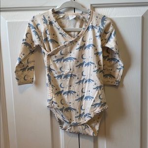 Kate Quinn long sleeve kimono onesie